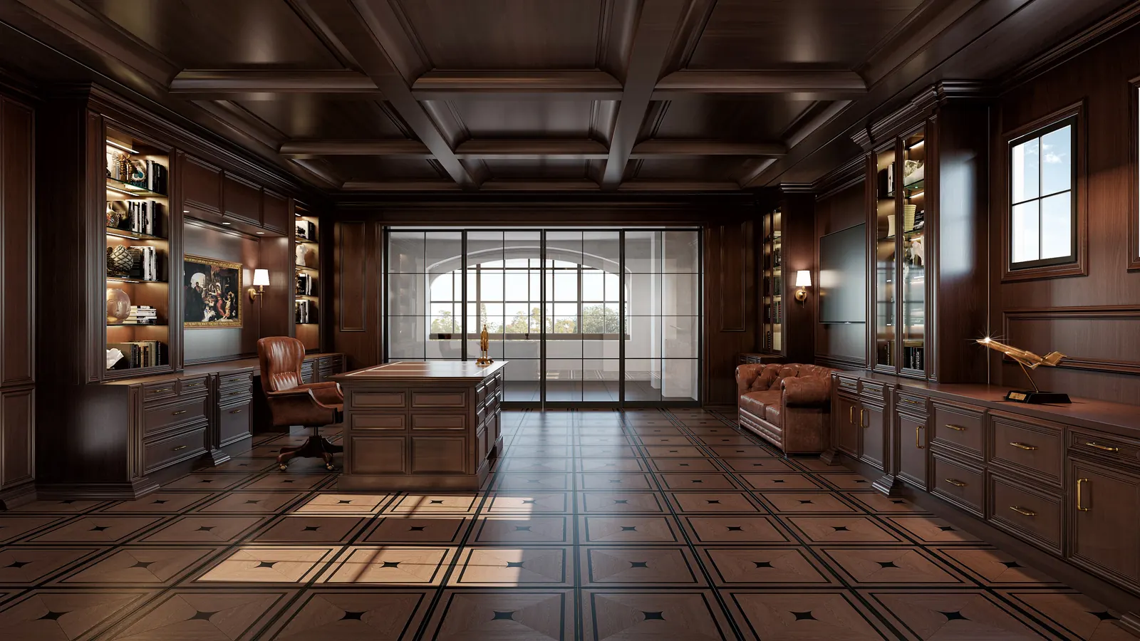 Onyx House Study Final. The Onyx House. Interior design by HAR Design Studio, 3D visualization by Rendimension.